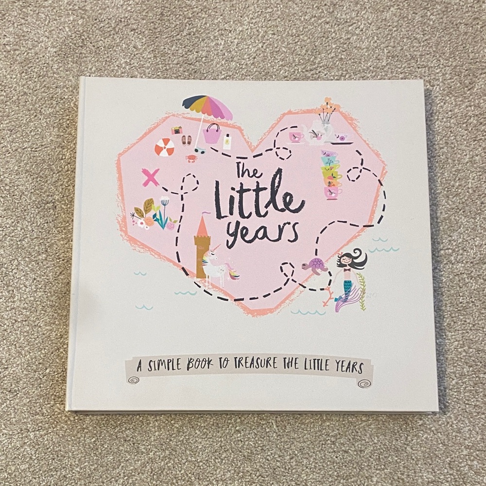 Anthropologie The Little Years Book - Pink and White Brand New